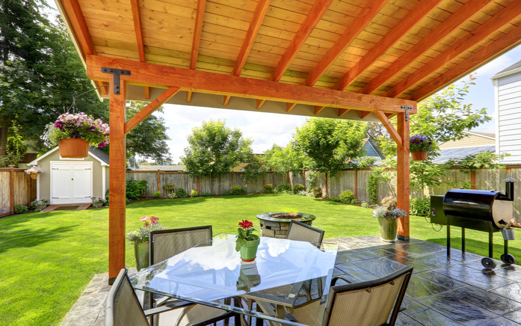 Outdoor Covered Patio Ideas Diy Or Hire A Pro Yelp - Types Of Outdoor Patio Coverings