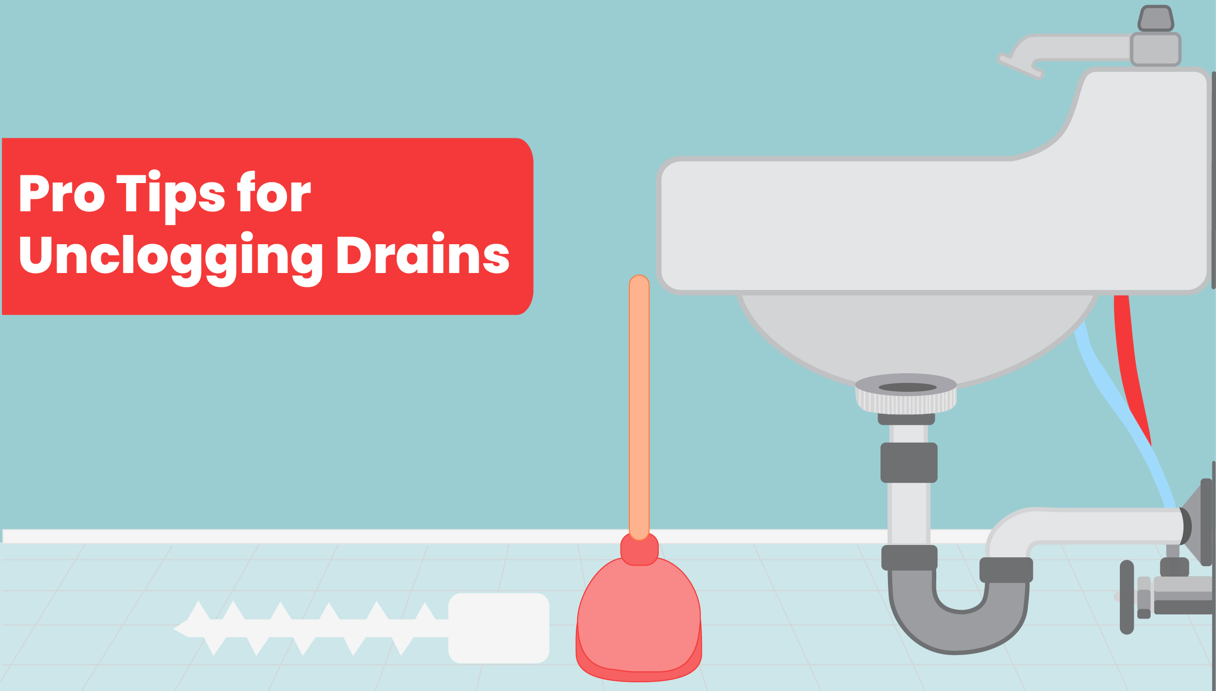 How to Clear Clogged Drains  Drain repair, Clogged drain, Clear